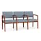 Lesro Lenox 3 Seat Tandem Seating W/ Arms, 65 in W 26 in L 31.5 in H LW3103 - alternate 1